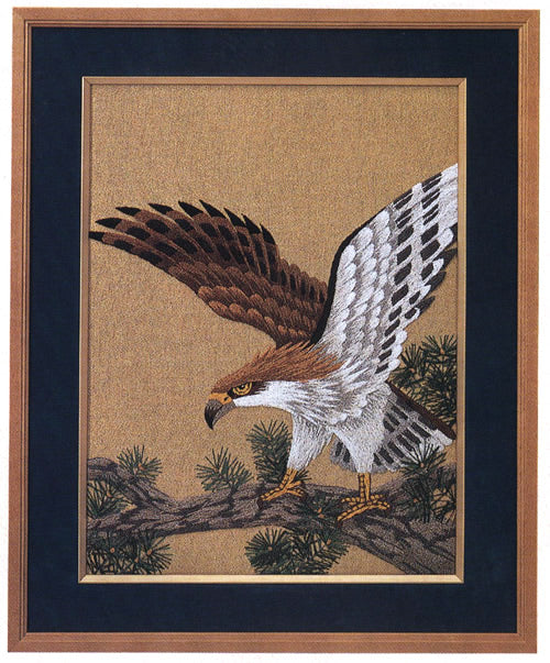 No.107 Old Pine Tree and Hawk (No.3)