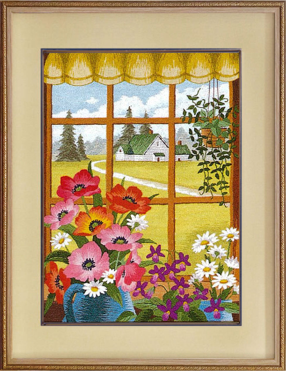 No174 窓辺の花