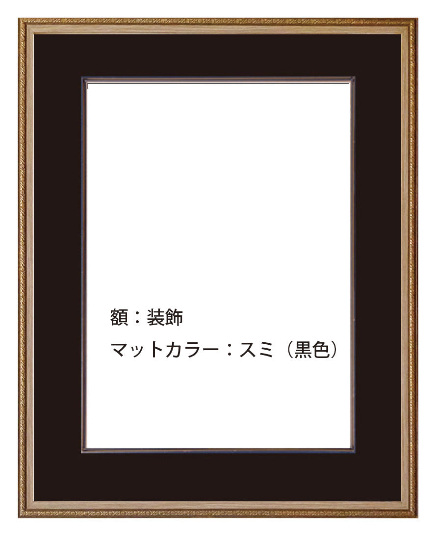 6号装飾 マットカラー スミ(黒色)