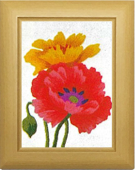 No.634 Poppy Set with Frame