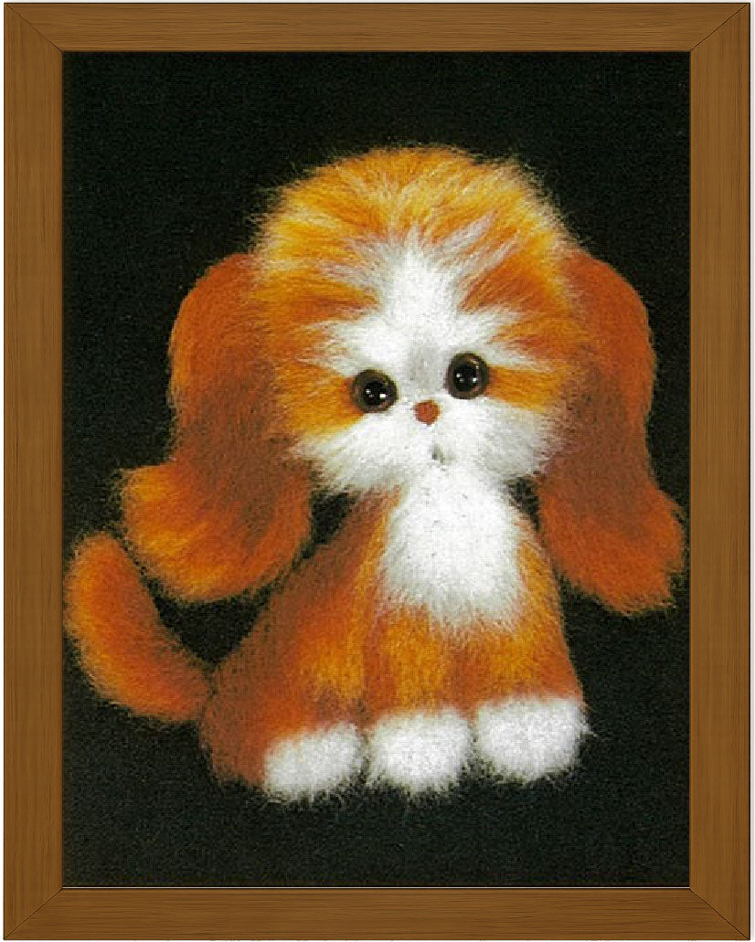 No.753 Puppy Set with Frame