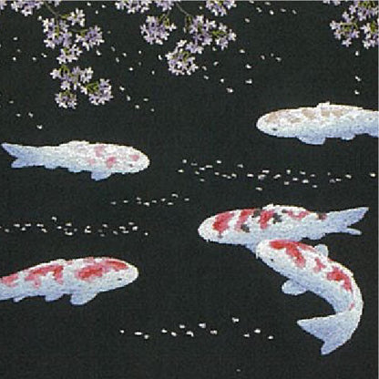 No120 桜と錦鯉