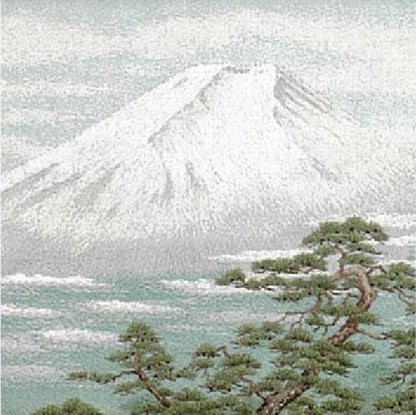 No.165 Red Fuji with Silver Clouds