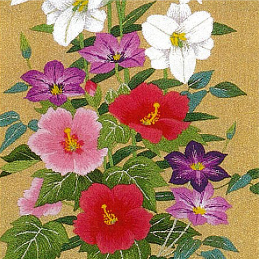 No.175 Lilies and Confederate Rose