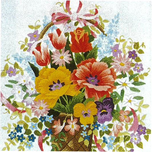 No297 ポピーの花かご