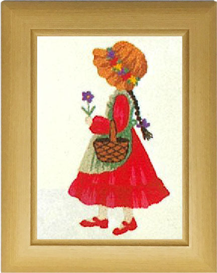 No.638 Flower Picking Set with Frame