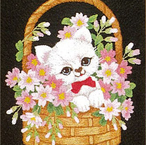 No703 子ねこちゃん 額付きセット