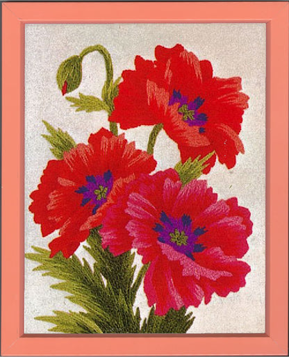 No.724 Poppy Set with Frame