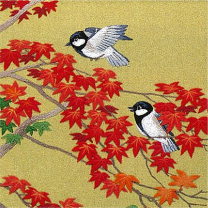 No.99 Maple Leaves and Little Birds