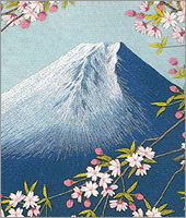 東京文化刺繍キット 赤富士モチーフ