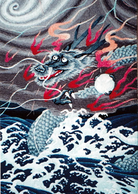 東京文化刺繍キット No212 昇龍 （６号）