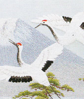 東京文化刺繍キット No164　金雲赤富士（３号） 